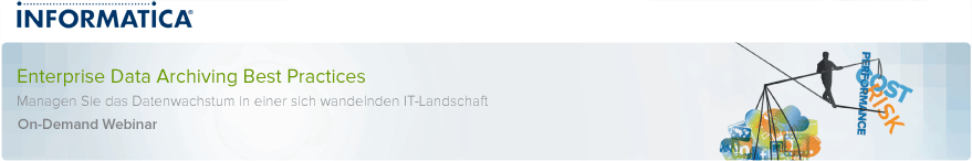 Vielen Dank für Ihr Interesse zum Informatica Webinar